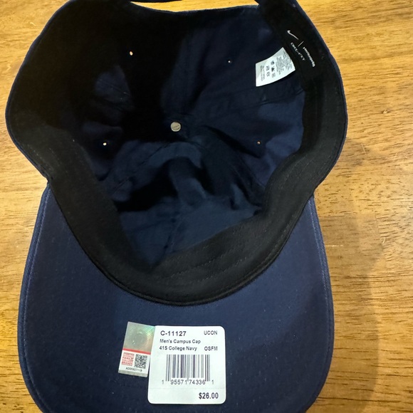 Nike UConn Huskies Heritage 86 Hat OSFA Navy Unisex Dri Fit NEW With Tags - Picture 5 of 6